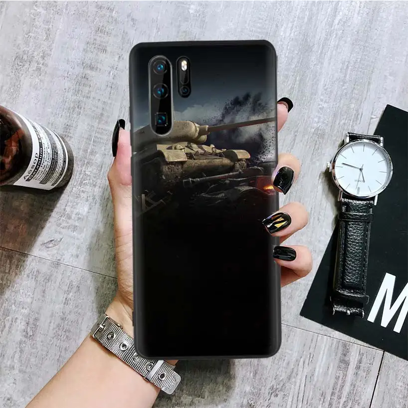 BA361-5 Крутой горячий Мир танков черный чехол для телефона huawei mate 30 20 10 P30 P20 P10 Pro Lite P Smart Z Роскошный чехол - Цвет: BA361-5