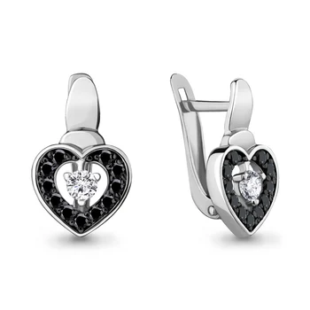 

Earring AQUAMARINE nanocrystals with a lawsuit., Cubic zirconia claim., 925 silver
