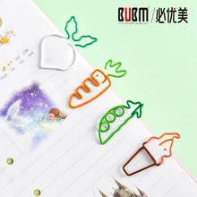 BUBM мини-скрепки для бумаги, металлические скрепки, зажимы для фотографий, билетов, заметок, букв, школьные канцелярские принадлежности, подарочные канцелярские принадлежности