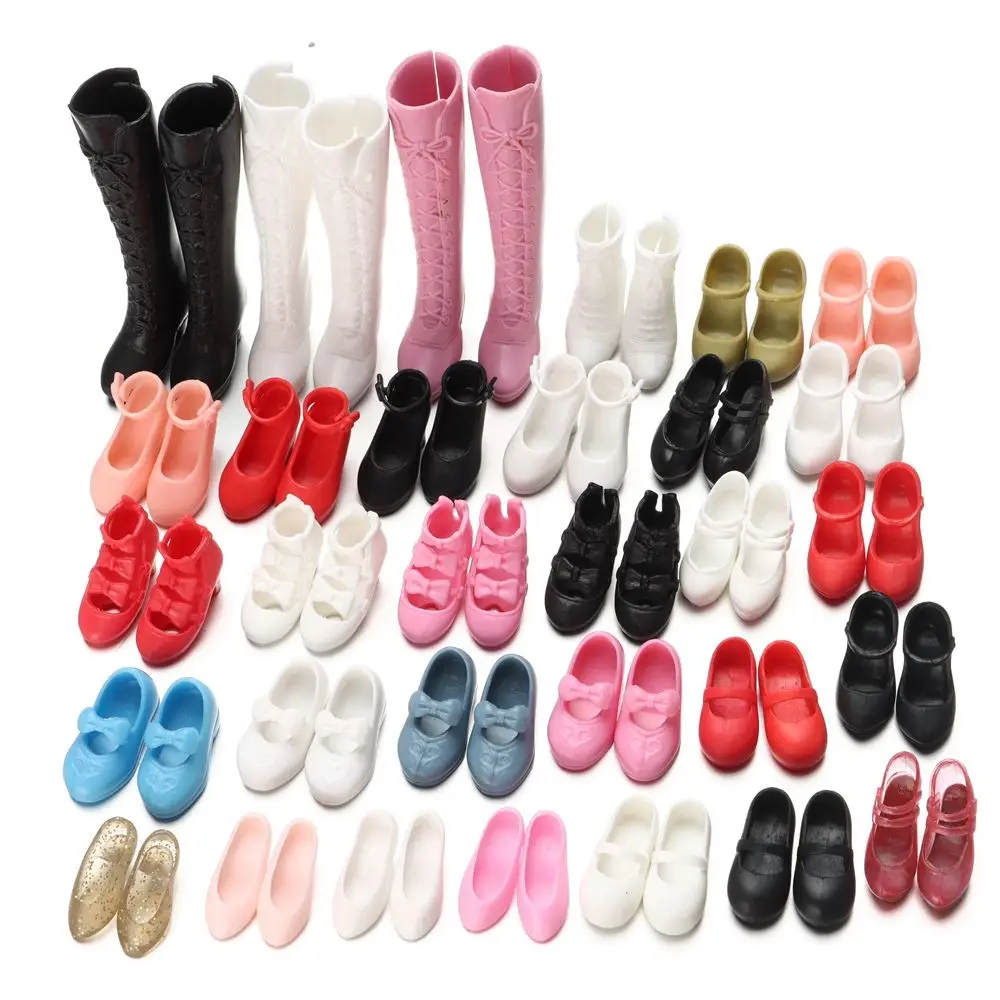 1 пара кукольной обуви, модные женские ботинки для кукол, подходит для длины стопы 2 см, пластиковая кукла, многостильные длинные Аксессуары для кукол