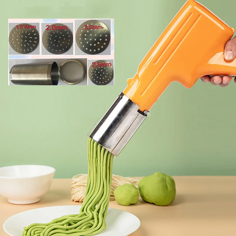 110v 220v Electric Noodle Press Machine Pasta Maker automatic Dough Noodles Handheld Spaghetti maker for home use