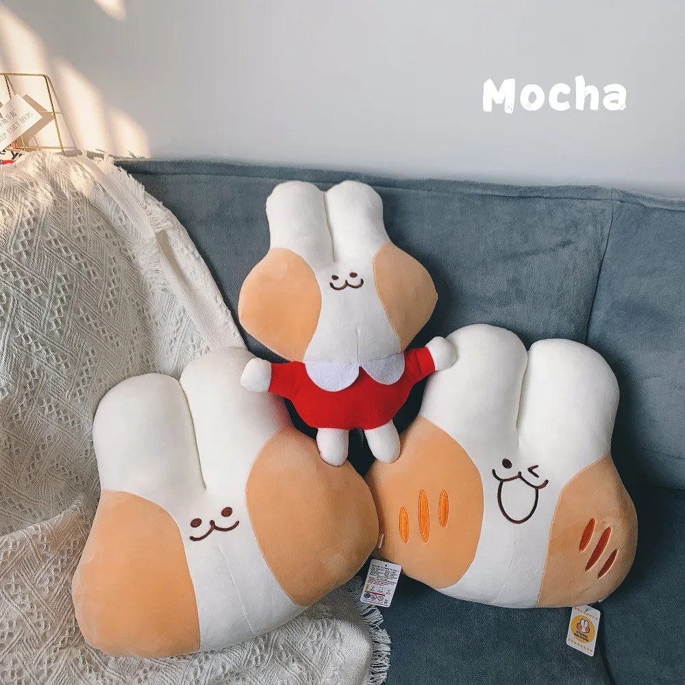 Милая плюшевая игрушка по мотивам мультфильма корейское толстое лицо кролик 50 см мягкие игрушки Подушка День рождения Рождественский подарок#2722