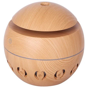 

Air Humidifier USB Ultrasonic Aroma Diffuser Wood Grain Electric Essential Oil Diffuser for Home Aromatherapy Light Wood