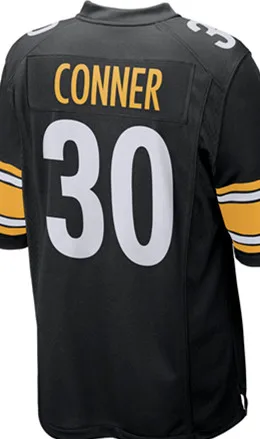 Топ 19 Juju Smith-Schuster JERSEY Cheap 30 James Conner 84 Antonio коричневый 7 Ben Roethlisberger 90 T. J. Ватт майки