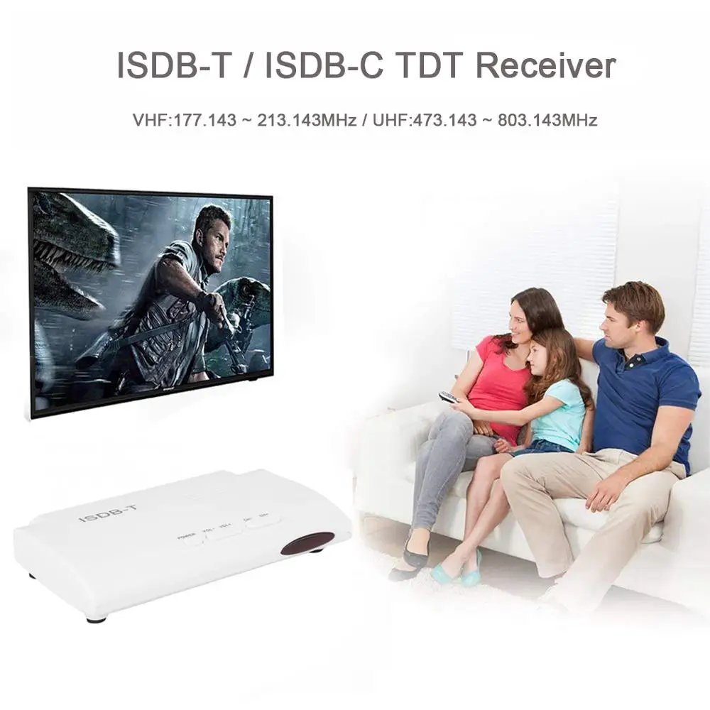 Brasil Перу цифровой ТВ коробка ISDB-T ТВ тюнер ресивер цифрового dvb T TDT Декодер каналов кабельного телевидения H.264 HD ТВ для vhf UHF tv антенна