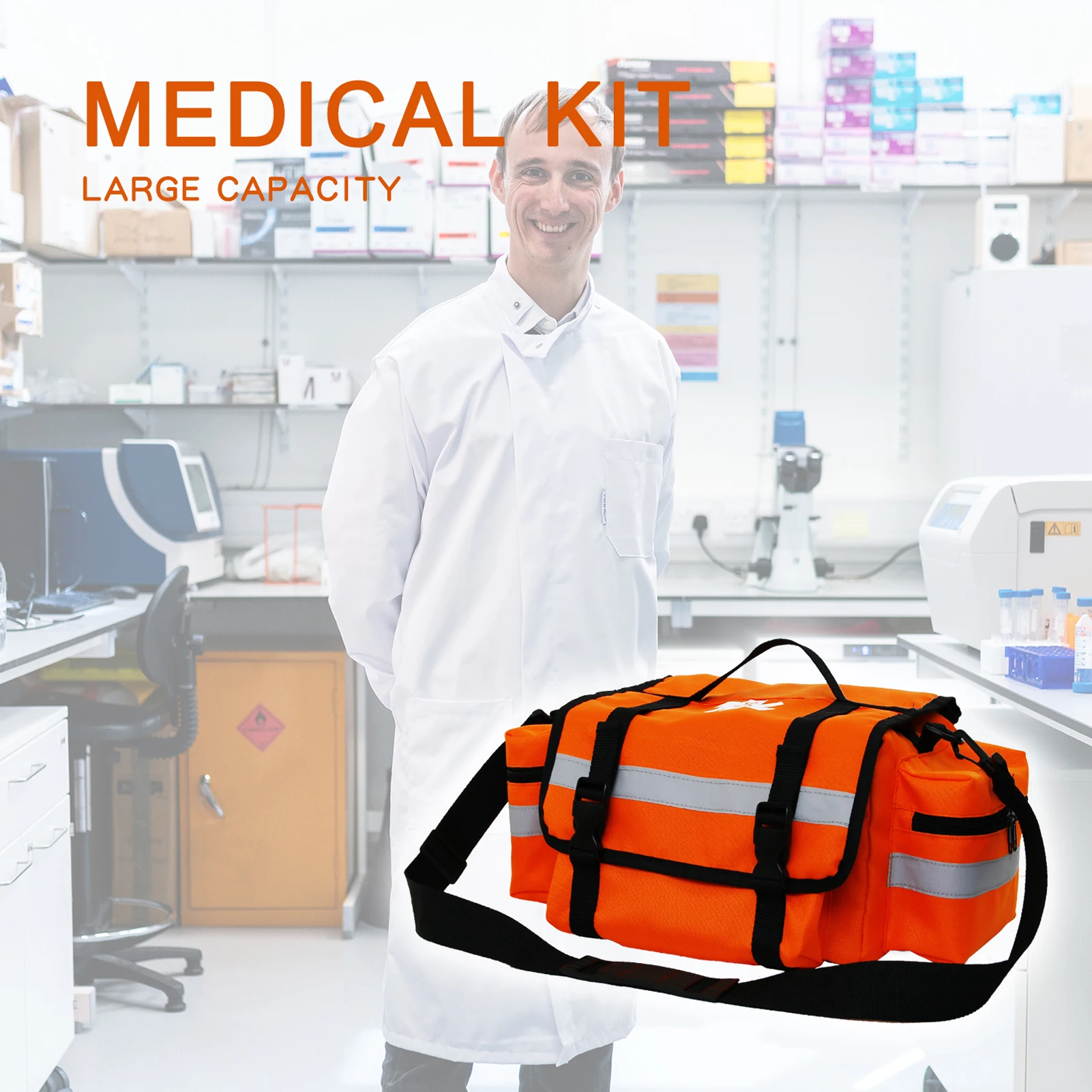 26L Trauma Bag Family Medicals Bag Emergency Package Outdoor First Aid Kit Emergency Kit Camping Equipment