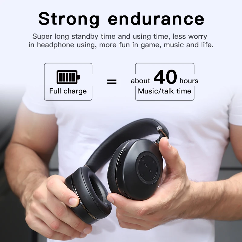 Bluedio H2 Bluetooth 5 0 наушники ANC беспроводная гарнитура HIFI Звук шаг подсчета SD слот для