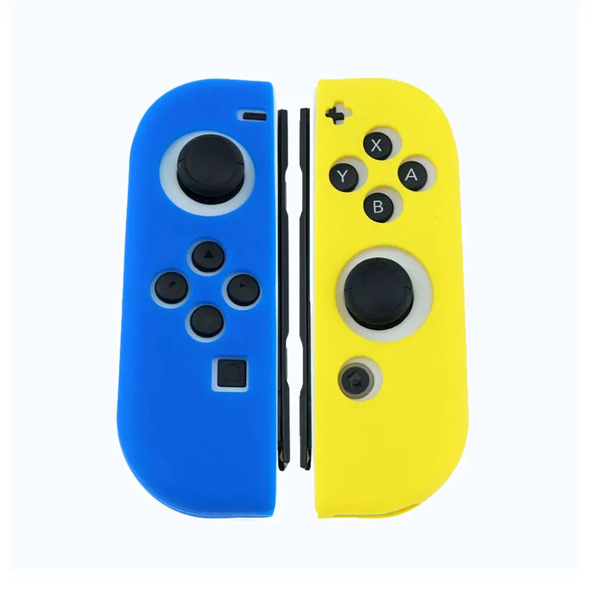 ChengHaoRan силиконовый резиновый чехол для nintendo Switch контроллер Противоскользящий мягкий чехол для переключателя NX NS Joy-Con Grip - Цвет: No.39