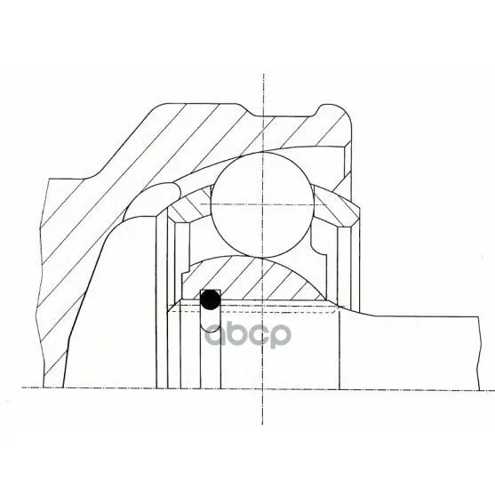 Шрус Наружн К-Кт Fiat: Croma 1.9d Multijet/2.4d Multijet 05- GKN(Loebro) арт. 304697