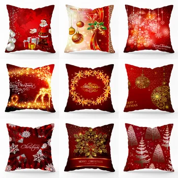 

New Style Christmas Festival New Year Hold Pillow Case