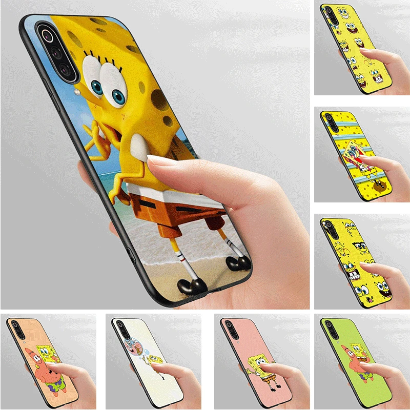 Phone Case For Xiaomi Redmi K20 Poco X2 GO 7 S2 4A 4X 5 5A Plus 6 6A 8A 7A Pro Cover Funny Sponge Bob Cork | Мобильные телефоны и