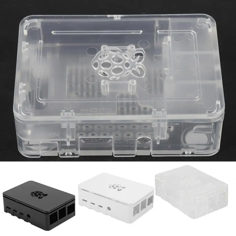 Чехол для Raspberry Pi 4 ABS корпус с вентиляционным отверстием и съемной крышкой 9,4x6,3x3,0 см