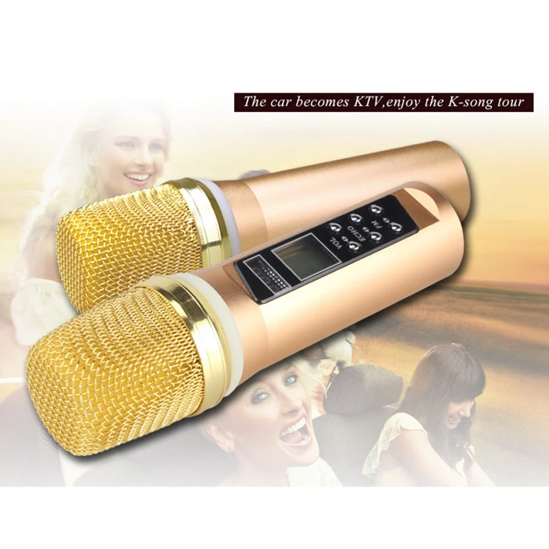 Микрофон для мобильного телефона B20 с Bluetooth для автомобиля, прямой эфир, пение, автомобильный микрофон, детский микрофон, микрофон для телефонных звонков, проводной микрофон