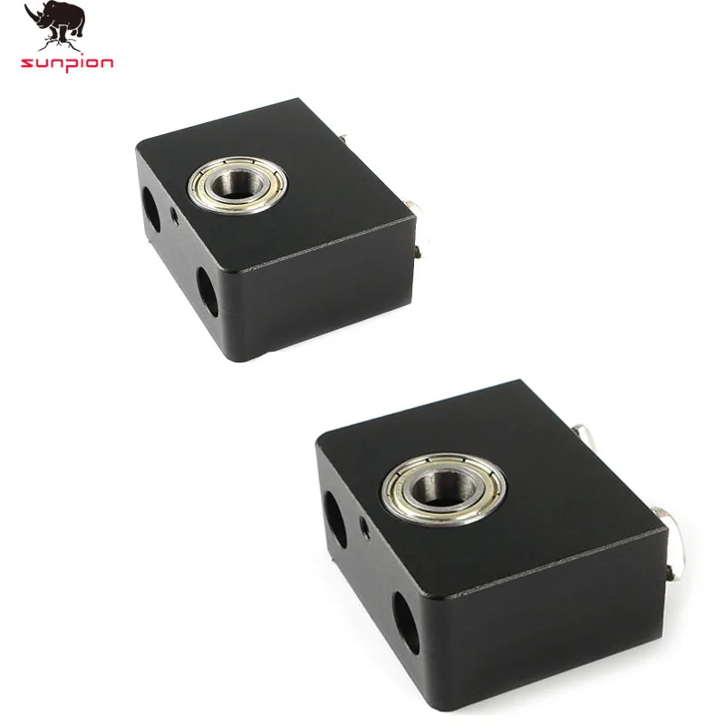 3D Printer Parts Aluminum Z-Axis Leadscrew Top Mount For Tornado CR10 ENDER 3 Ender 3 Pro Metal Z-Rod Bearing Holder BLUER 2pcs