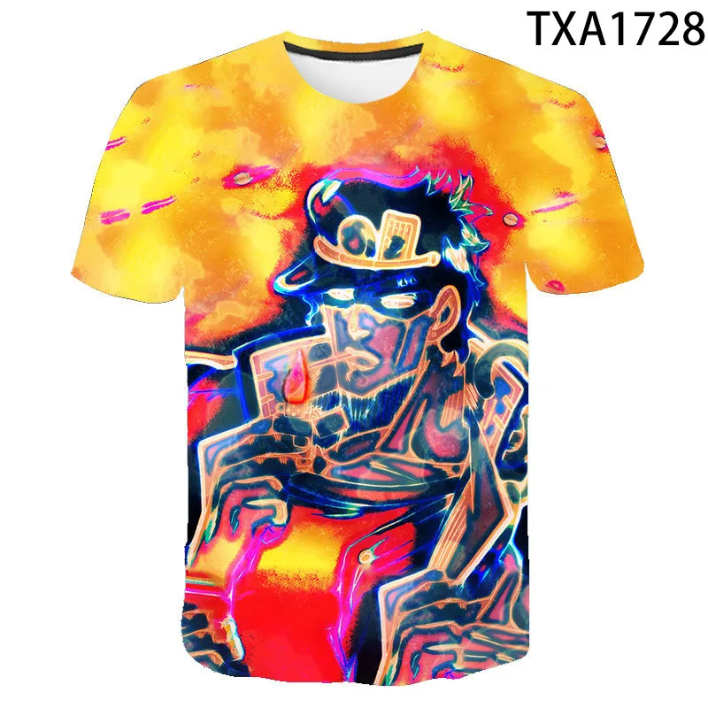 Уличная одежда для мальчиков и девочек Jojo Bizarre Adventure модная мужская женская