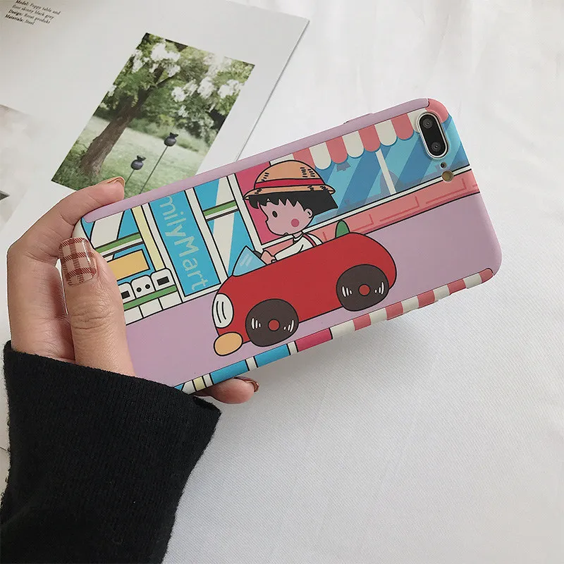 45 360 чехол с милым рисунком том Джерри для iPhone X, XR, XS, Max, 6, 6 S, 7, 8 Plus, 5, 5S, SE, тонкий жесткий чехол с изображением аниме i Phone Cat mouse, стекло - Цвет: 45