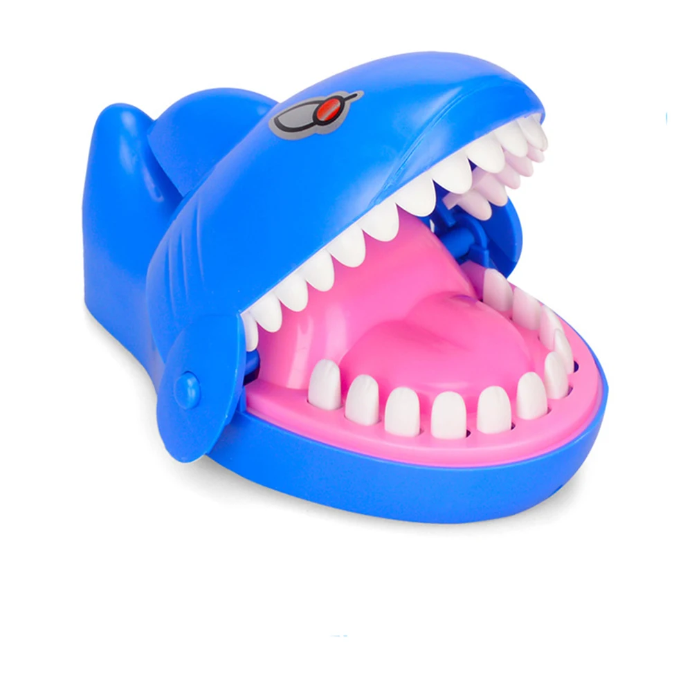 Pulzze Biting Finger Shark Game Toys Tricky Funny Biting Hand Crocodile Practical Jokes for Children Gift