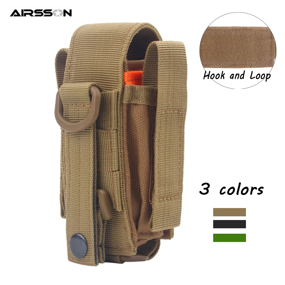 

Multifunctional Tactical Pouch Outdoor Tool Storage Bag Utility EDC Gear Flashlight Phone Holder Waist Bag Hunting Accessories