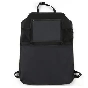 

New Back Seat Waterproof Mat Anti Kick Wear Resistant Universal Kids Tablet Holder Phones Car Organizer Space Saving Storage Bag