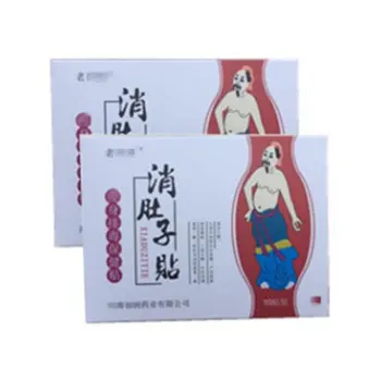 

10pcs Chinese Medicine Potent Slimming Paste Stickers Belly Patch Skinny Waist Fat Burning Slimming Losing Weight Patch