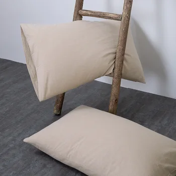 

2pcs/lot 100% Cotton Pillow Cases Solid Plaid Strip White Grey Blue Green Pink Pillow Covers Home Decor