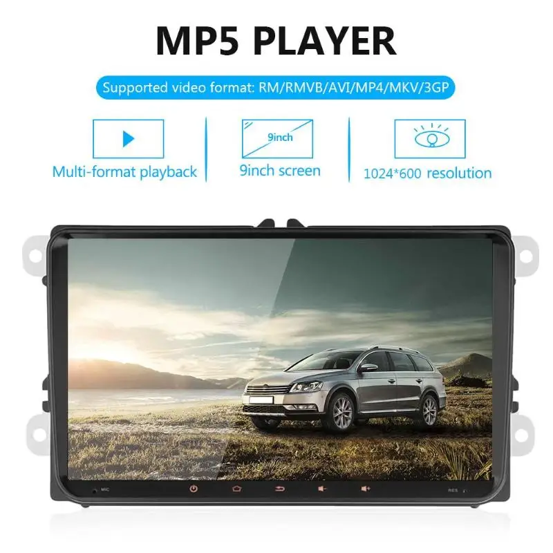 Горячая gps Радио Классическая нежная текстура 9003 Android 9,1 Стерео gps навигация FM радио Bluetooth головное устройство для VW