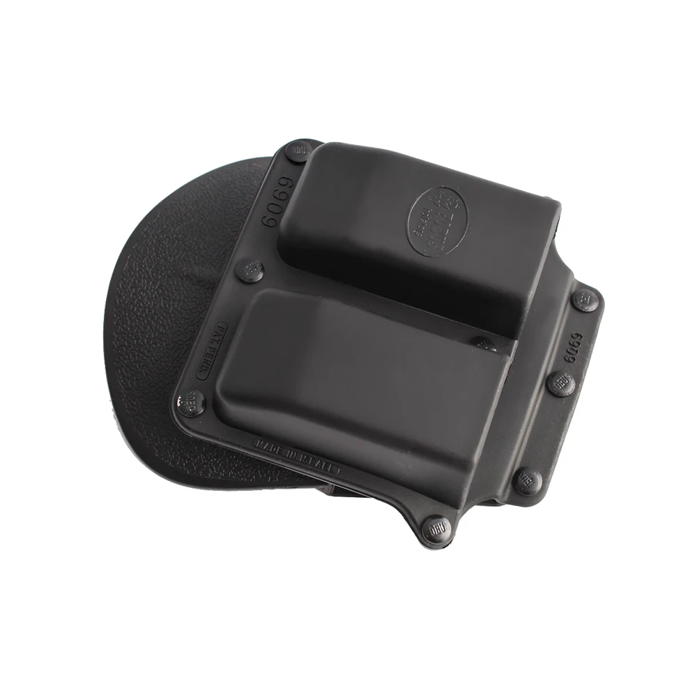 Walther P99 WA99 RH Pistol & Magazine Paddle Holster Black For Tactical Hunting