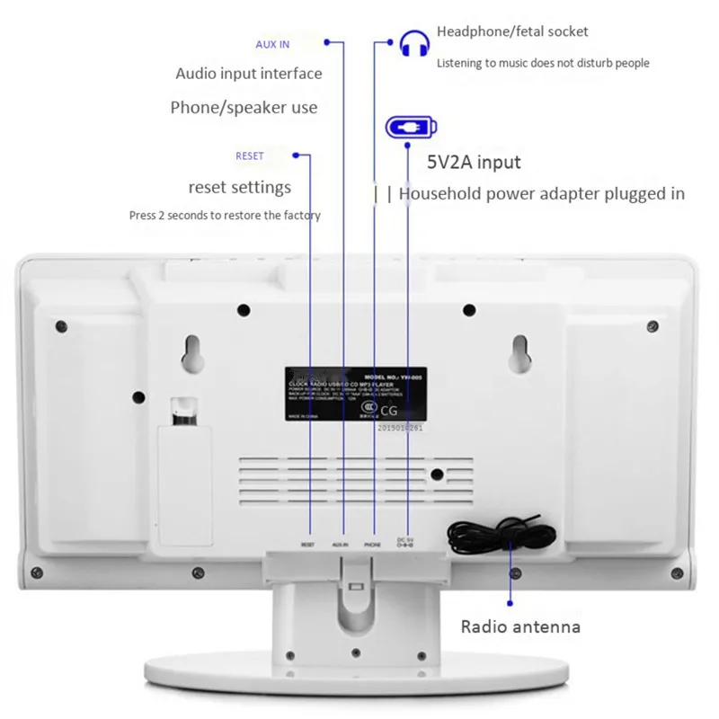 Multifunctional speed adjustable household dual
