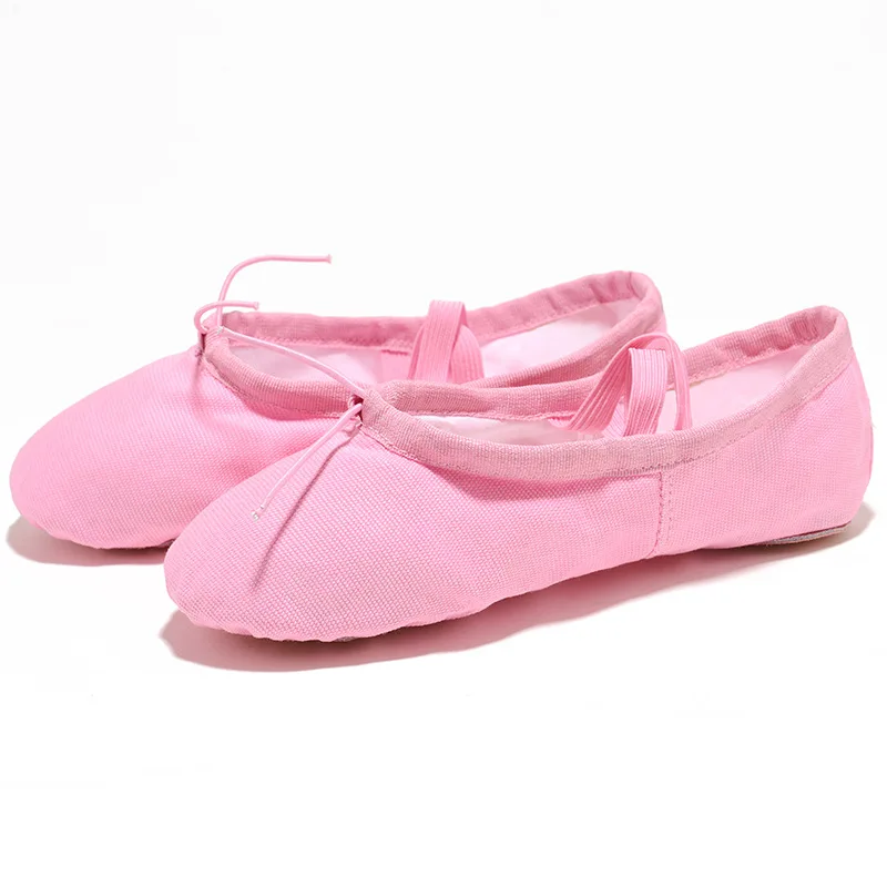 

Children Cloth Dance Shoes Soft Bottom Shoes Adult Bandage Cloth Practice Shoes Girls Fleshcolor Nation Dancer Ballet Shoes
