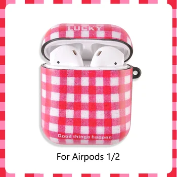 

Pink Patterned Stripe Case For Airpods 1/2 Case Protective Cover Skin Accessories Wireless Earphone Case For Apple AirPods pro