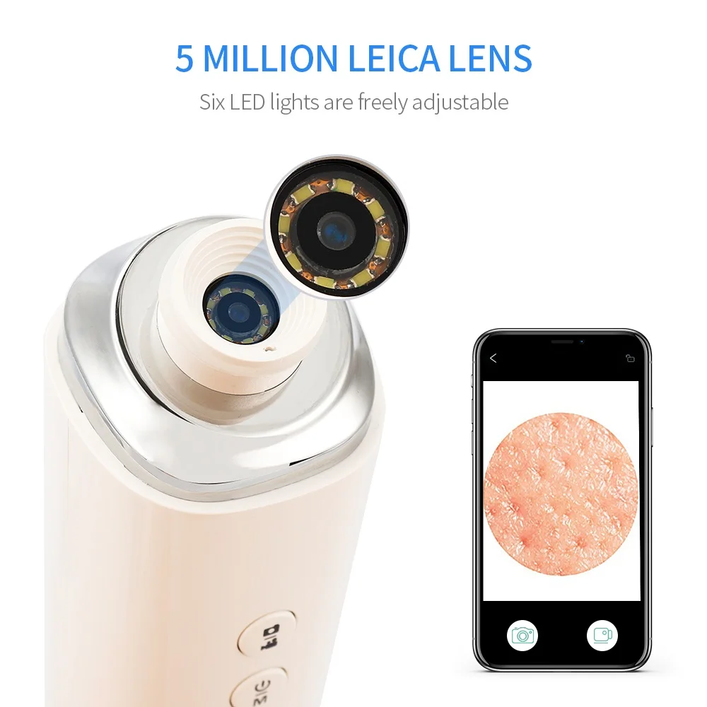 US $25.06 Visual Blackhead Remover Magnify 20X Camera Wireless WIFI Blackhead Removal Facial Cleaner Suck Out Blackhead Reduce Acne Pimple