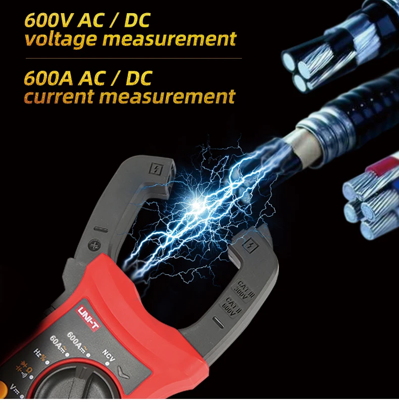 UNI-T Digital Clamp Meter, UT202F, UT204R, AC,