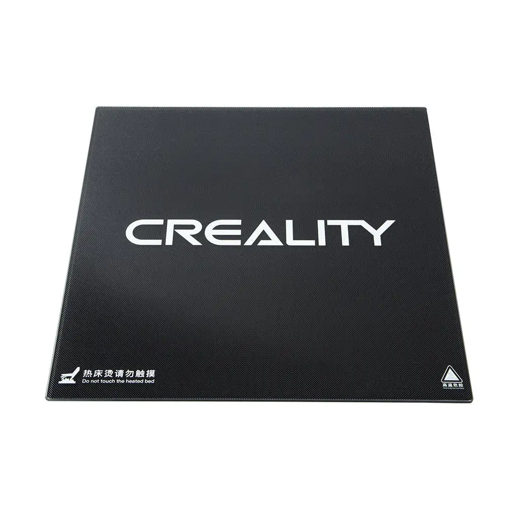 Creality 3D ultracase 510*510*4 мм углеродное Силиконовое стекло пластина платформа для сборки поверхности для CR-10S5 MK2 MK3 Горячая кровать части 3d принтера