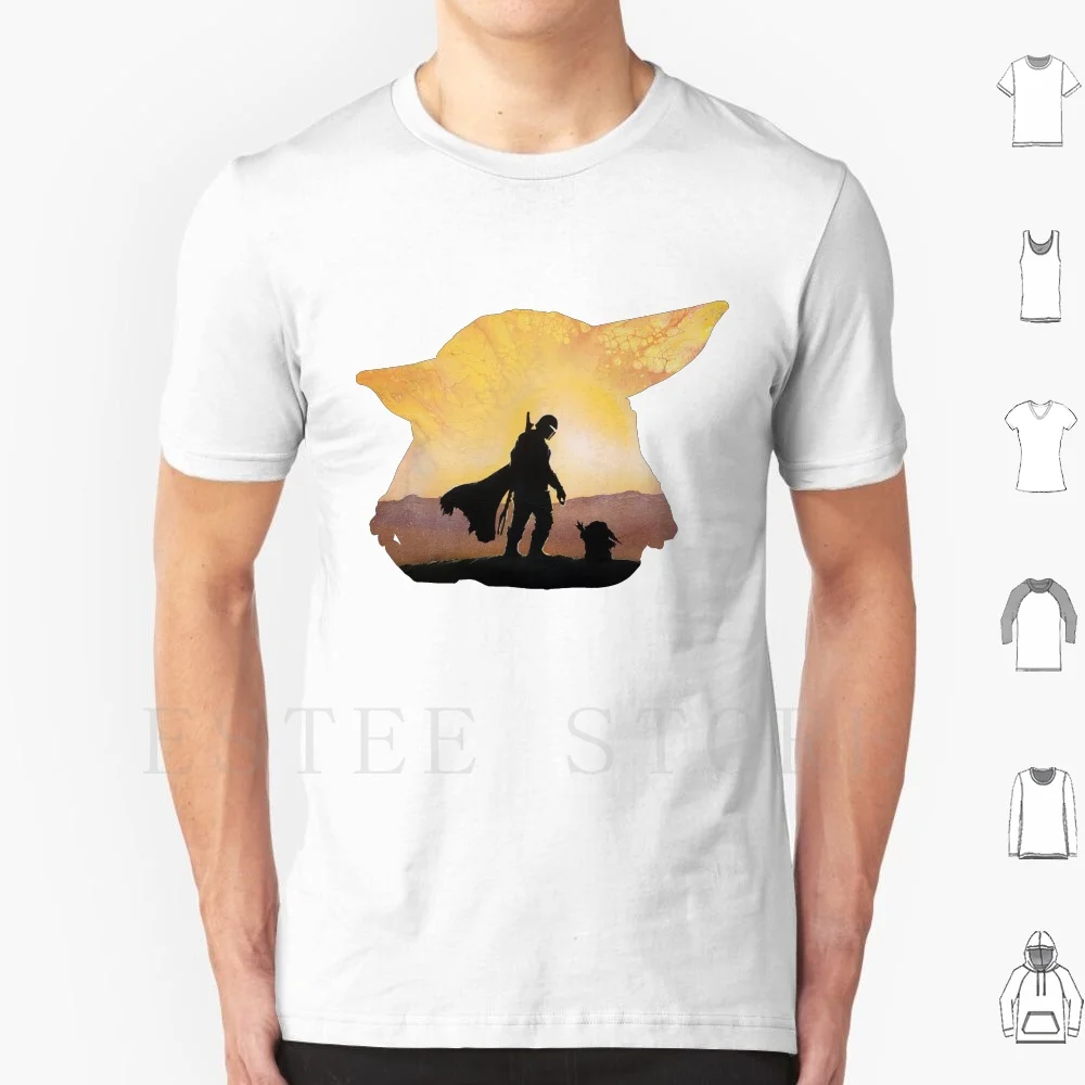 Grogu And Hunter Canvas T Shirt Stampa Cotton Grogu Il Mandoloriano Il Brutto Skywalker Questo È Il Modo In Cui Clone Di Taglie Baby Ferda