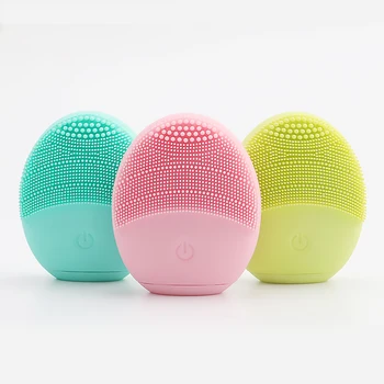 

Mini Electric Facial Cleaning Brush Silicone Face Brush Waterproof Massage Brush Face Skin Care Deep Pores Cleansing Instrument