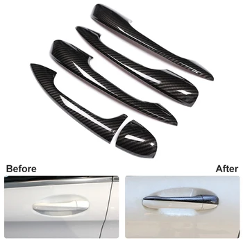 

Auto ABS Chrome Exterior Door Handle Cover Trim Sticker for Mercedes Benz C Class W205 GLC X253 E Class W213 Car Accessories