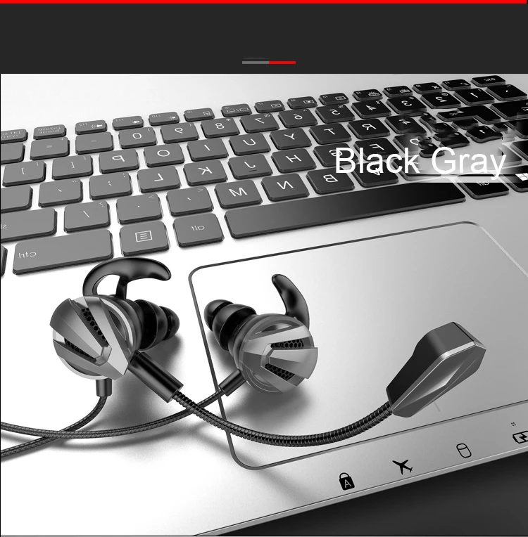 Subwoofer gaming headset 1.2m Wired Earphone Gaming Earbuds In-Ear Earphones With Bendable Mic Stereo For Phone PS4 Xbox Switch (13)