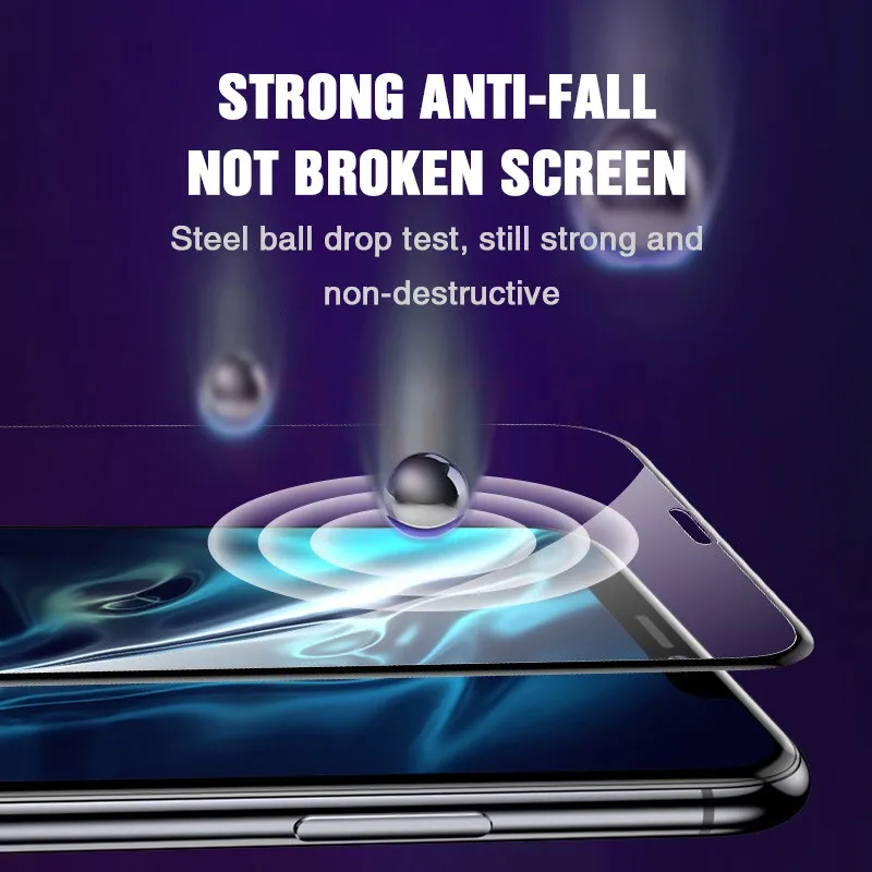 35D полное покрытие из закаленного стекла на iphone 11 Pro MAX 6 6S 7 8 Plus экранный протектор для Apple iphone X XR XS MAX защитное стекло на iphone 11 Pro MAX