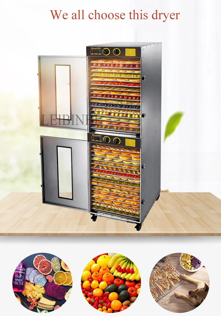 Food Dehydrator Fruit Dryer Machine Vegetable Meat Snacks Dehydration
