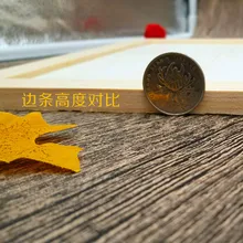 Дети DIY картина рамка Снежинка пустая деревянная грязевая Глина Белая основа рамка работает на стену унисекс материк Китай рамка