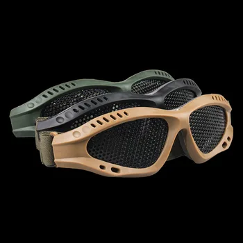 

3 color Goggles Anti Fog Metal Mesh Large Protective Eyewear Safety Glasses Durable Adjustable Comfortable for outdoor activity