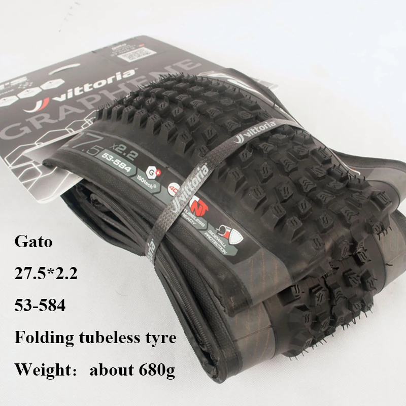 Vittoria MTB горный велосипед шины 26*2,2 27,5*2,1 27,5*2,25 27,5*2,3 27,5*2,4 29*2,0 29*2,25 складные бескамерные шины велосипедные шины - Цвет: 27.5x2.2 gato