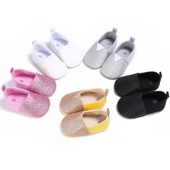 

BABY'S Shoes Autumn Section 0-1 Years Old Female Baby Shoes Soft Leisure Foot Covering Toddler Shoes a Generation of Fat