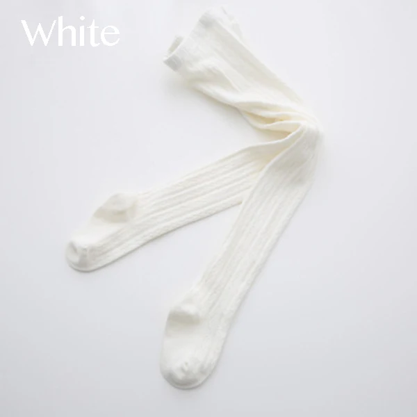 White 15 цветов, весенне-Осенние Колготки для маленьких девочек, танцевальные колготки для балета, Детские Чулочные изделия, колготки спортивные колготки Милые штаны, от 3 до 10 лет - Цвет: White