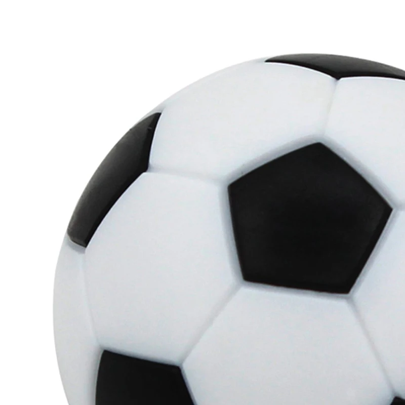 10 шт./лот Настольный футбольный мяч пластиковые черно белые футбольные мячи