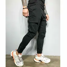 Мужские повседневные свободные брюки-карго для отдыха на природе, рыбалки, игры, работы, слаксы, длинные брюки