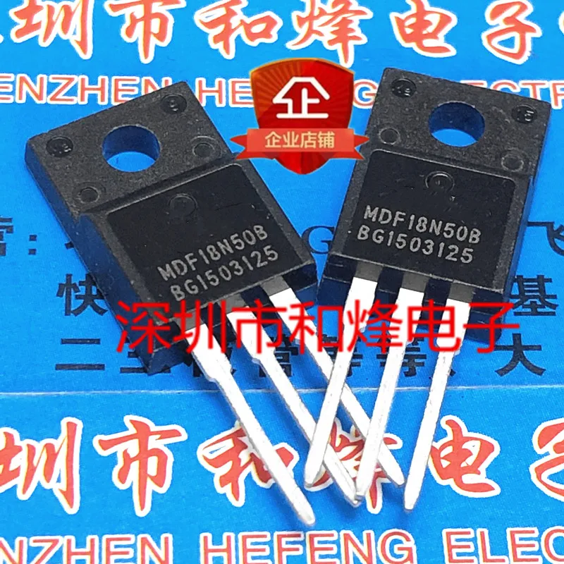 10PCS MDF18N50B TO-220F 500V 18A 100% новый и оригинальный | Электронные компоненты