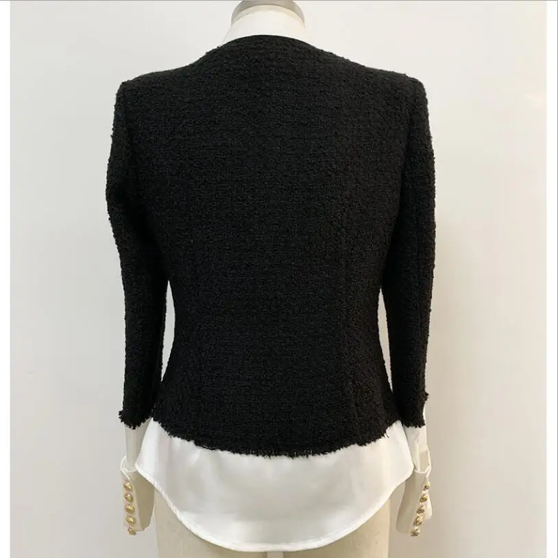 Новинка, женский шерстяной пиджак, Модный повседневный пиджак, Блейзер, пиджак для офисных леди, рабочая, деловая форма