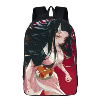 

New Devil's Blade Anime Peripheral Creative School Bag Demon Slayer Kimetsu No Yaiba Tanjirou Nezuko Casual Shoulders Backpack