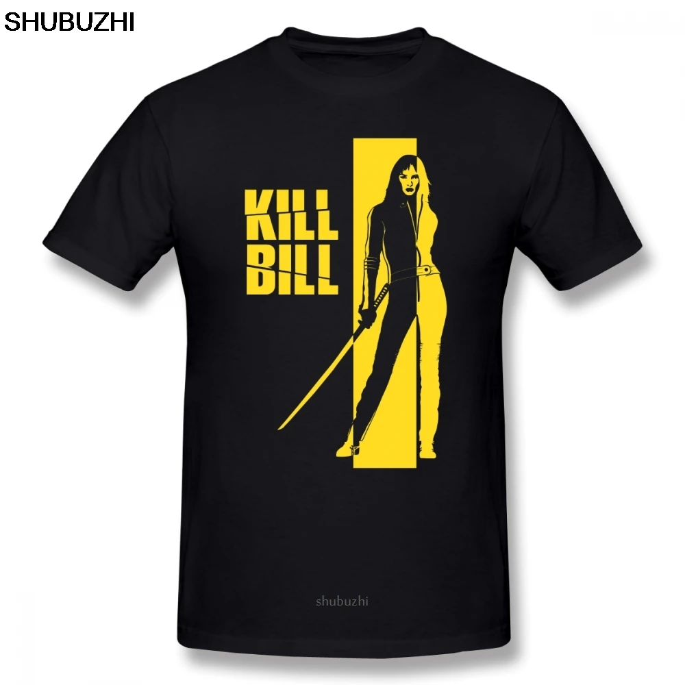 Футболка Kill Bill, футболка Kill Bill, мужская летняя футболка, забавная, 4xl, хлопковая футболка с коротким рукавом и принтом sbz8050